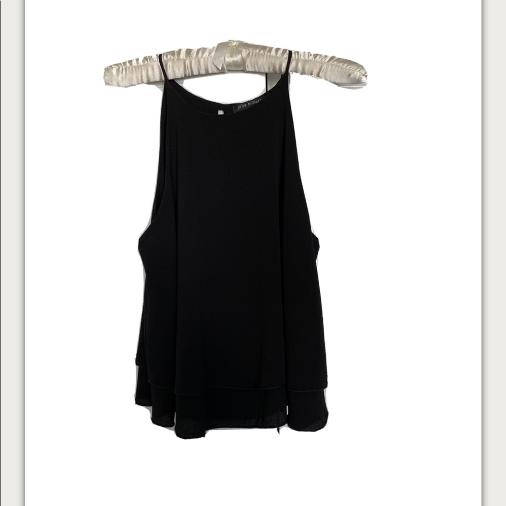 Julie Billiart black flowy sleeveless top